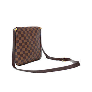 Louis Vuitton Shoulder Musette Damier Salsa Bag Ebene Brown Long